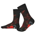 thumbnail image 2 of Rocae Halloween Vampire Party for Adult Socks Casual Athletic Stretchy Loose Socks for Women Men Non-Slip Middle Tube Socks, 2 of 7