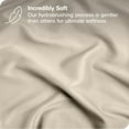thumbnail image 3 of Bare Home Ultra-Soft Stretchy Sheet Set - Premium 1800 Collection - Deep Pockets - 3 Piece - Twin, Sand, 3 of 8