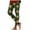 Dark Green-1, variant on Thanksgiving Leggings for Women Elastic High Waist Tummy Control Festive Print Tights Pants Workout Yoga Pants