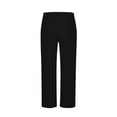 thumbnail image 6 of asjyhkr Cotton Linen Pants for Men Button With Pocket Drawstring Relaxed Fitted Office Commute Comfortable Full-Length Pants, 6 of 7