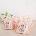 thumbnail image 4 of BalsaCircle 25 Mini Teapot 4" Dusty Rose Party Favor Boxes Ribbons Wedding Party Decorations, 4 of 8