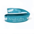 thumbnail image 1 of The Beach Is Calling Coastal Grosgrain Ribbon, Teal,. 7/8-Inch, 20-Yard, 1 of 1