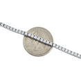 thumbnail image 6 of 10K White Gold 3mm Round Cut Diamond 1 Row Miracle Set 7" Tennis Bracelet 1 CT., 6 of 7