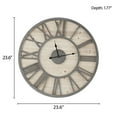 thumbnail image 2 of Gracie Mills Jackson Modern 23.6" Wood Wall Clock - GRACE-12825, 2 of 3