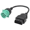 thumbnail image 3 of Adaptador de Cable de diagnóstico de camión OBD2, conector macho de 9 pines a hembra de 16 pines, reemplazo para motor diésel Cummins, 3 of 14