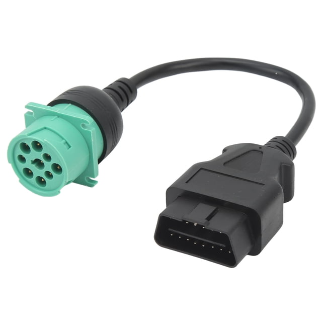 Conector Macho De 9 Pines A Hembra De 16 Pines, Pieza De Repuesto De Cable De Escáner De Diagnóstico De Camión Profesional Ligero Y Duradero Para Motor ANGGREK GG1613