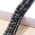 thumbnail image 5 of K-KED Snowflake Obsidian Smooth Round Beads 4mm 6mm 8mm 10mm 15.5" Strand-6 mm, 5 of 6