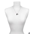 thumbnail image 3 of Delight Jewelry Resin Black Cat Mother & Daughter Heart Necklaces (Set of 2), 19"+2", 3 of 4