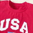 thumbnail image 6 of YABCSAZ 4th of July Toddler Baby 2Piece Playwear Sets Sleeveless American Flag Tank Tops+Shorts Kids Summer Casual Clothes Girls Boys Independence Day Patriotic Outfits Size 3 Years, 6 of 8