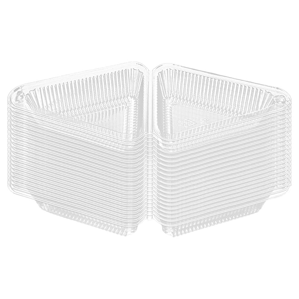 Tinksky 50pcs Cake Carrier Cheese Container Cake Slice Box Pie Carrier
