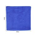 thumbnail image 4 of 10pcs Car Cleaning Towel Soft Blue Microfiber Strong Absorbent Wipes Home Office Washing Tool, 4 of 9