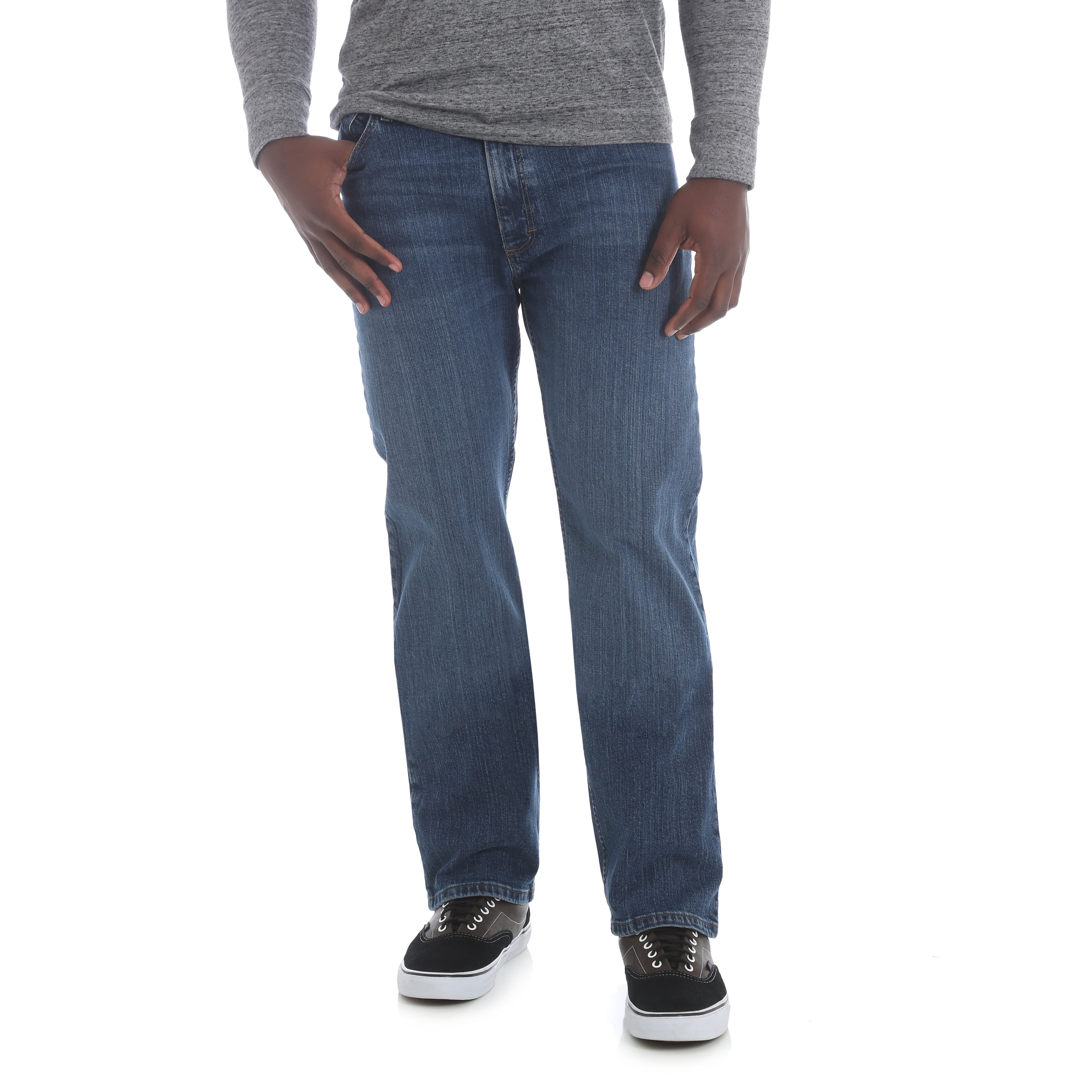 wrangler men's 5 star regular fit jean with flex