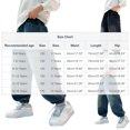 thumbnail image 3 of Wide Leg Pants Boys Straight Leg Denim Medium Large Children's, 3 of 7