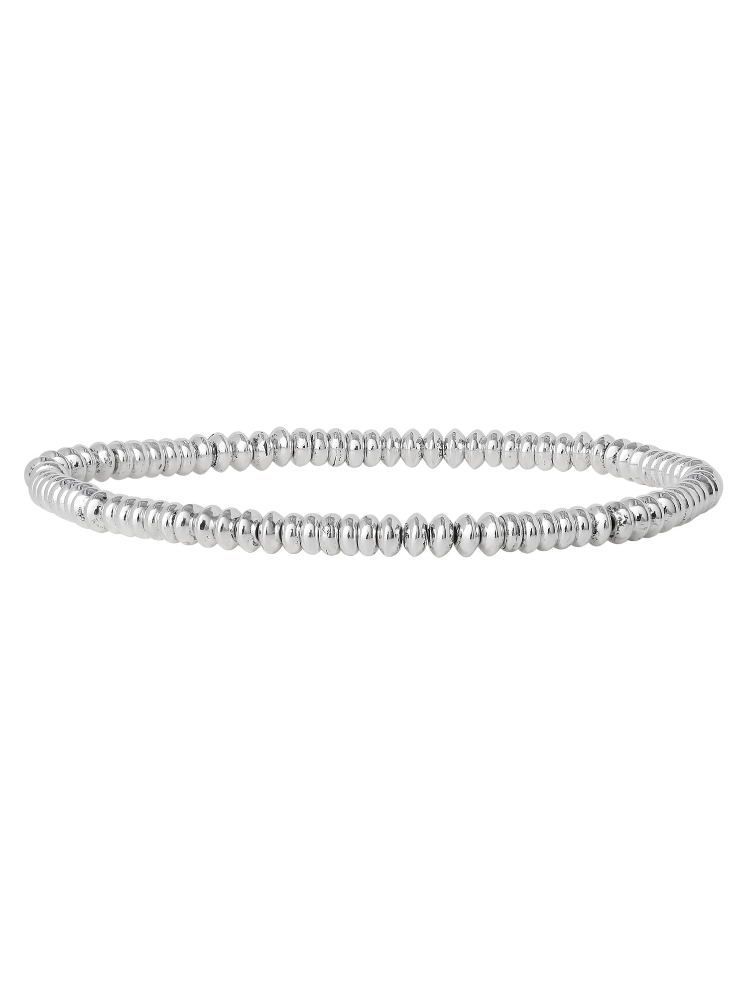 Jessica Simpson Women's 5-Pack Multi Bead Bracelet Stack with Charm Details