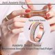thumbnail image 3 of Anillo de acero inoxidable de titanio para hombre, talla 9, ancho: 6 mm, 3 colores, 3 of 4