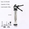 thumbnail image 3 of Manss Jerky Gun Kits, Jerky Maker Gun, Beef Jerky Gun,Stainless Steel Sausage Stuffer Jerky Making Gun with 5 Stainless Nozzles, 3 of 8