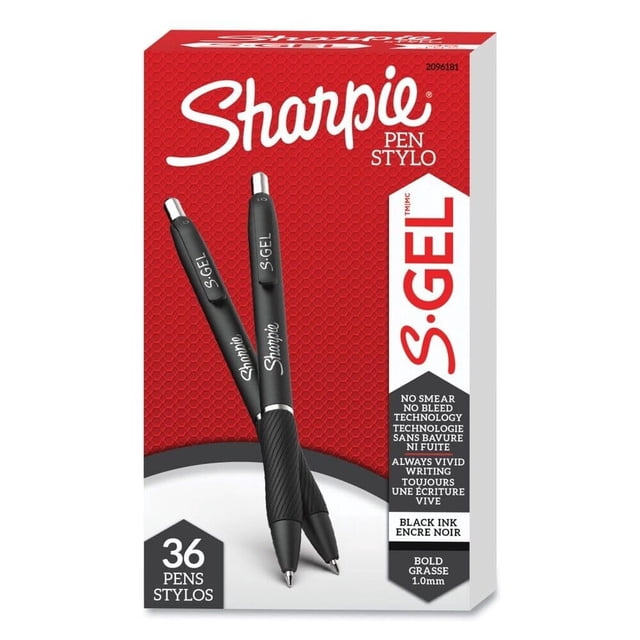 Bolígrafos de gel SHARPIE S-Gel SAN2096181 36/Caja