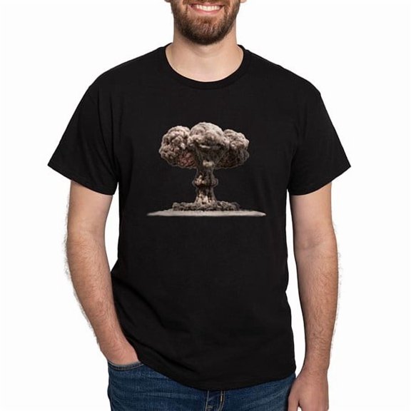 CafePress - Nuclear Explosion Dark T Shirt - Men's Classic Cotton T-Shirts