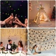 thumbnail image 5 of FZFLZDH 16Ft 50Led Multi-Modes RGB Intelligent Phantom Leather Thread Light String, Remote APP Bluetooth Control & Color Changing Twinkle Firefly Lights for Christmas Decor Bedroom Wedding Party, 5 of 7
