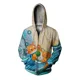 thumbnail image 2 of Ropa de otoño Y2k Sudadera con capucha con estampado de gatito para hombre Sudadera holgada con capucha y cremallera Ropa de estilo callejero Sudadera para hombre, 2 of 5