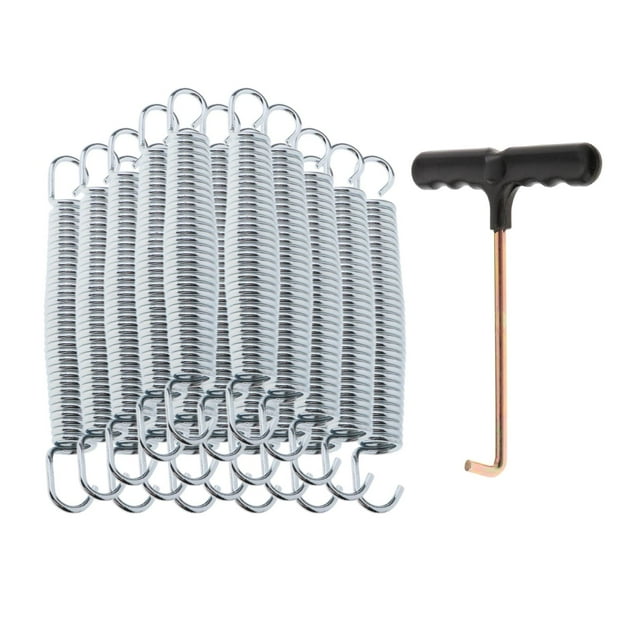 Guardoinrt 20 Pcs Ressorts de Trampoline Robustes Durabilité par Tous les Temps, Offrant une Excellente Résistance à la Rouille Accessoires de Trampoline 14,7 cm