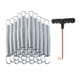 thumbnail image 2 of Resortes de trampolín de 20 piezas con herramienta de resorte Metal 16cm perfecl, 2 of 8