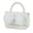 White, variant on Mini Pearl Bow Crossbody Purse, Cute Princess Handbag with Chain Strap For Women