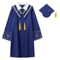 thumbnail image 2 of Dpytoraw Kids Graduation Cap and Gown Set, Preschool & Kindergarten Graduation Outfit with Tassel Size 11-12 Years, 2 of 6