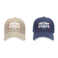 thumbnail image 1 of Trump Vance 2024 Sombrero Bordado Papá Ajustable para Hombres Mujeres (caqui) Rojo, 1 of 8