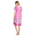 thumbnail image 3 of Casual Nights Women's Short Sleeve Muumuu Lounger Dress, 3 of 5