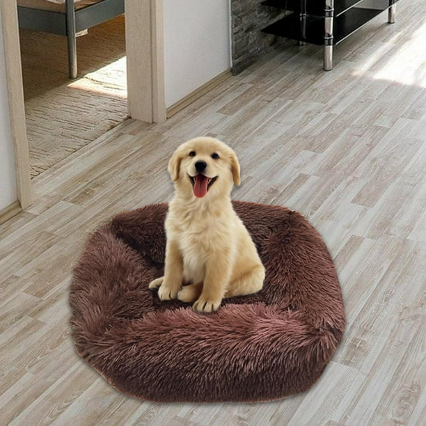 Cozy dog Bed Warm Kennel Long Plush easy to Suministros para
