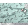 thumbnail image 3 of Soimoi Green polyester Crepe Fabric Branch & Bird Text Print Fabric by the Yard 52 Inch Wide, 3 of 3