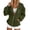 Army Green, variant on Ynynloco Women's Fall Zip Up Hoodies Sweatshirts with Pockets Long Sleeve Loose Fit Sweatshirt Trendy Y2K Track Jackets Spring Winter Clothing