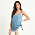 thumbnail image 2 of Women's Camisole Tank Tops Spaghetti Strap Sleeveless Basic Cami Top Undershirts, 2 of 6