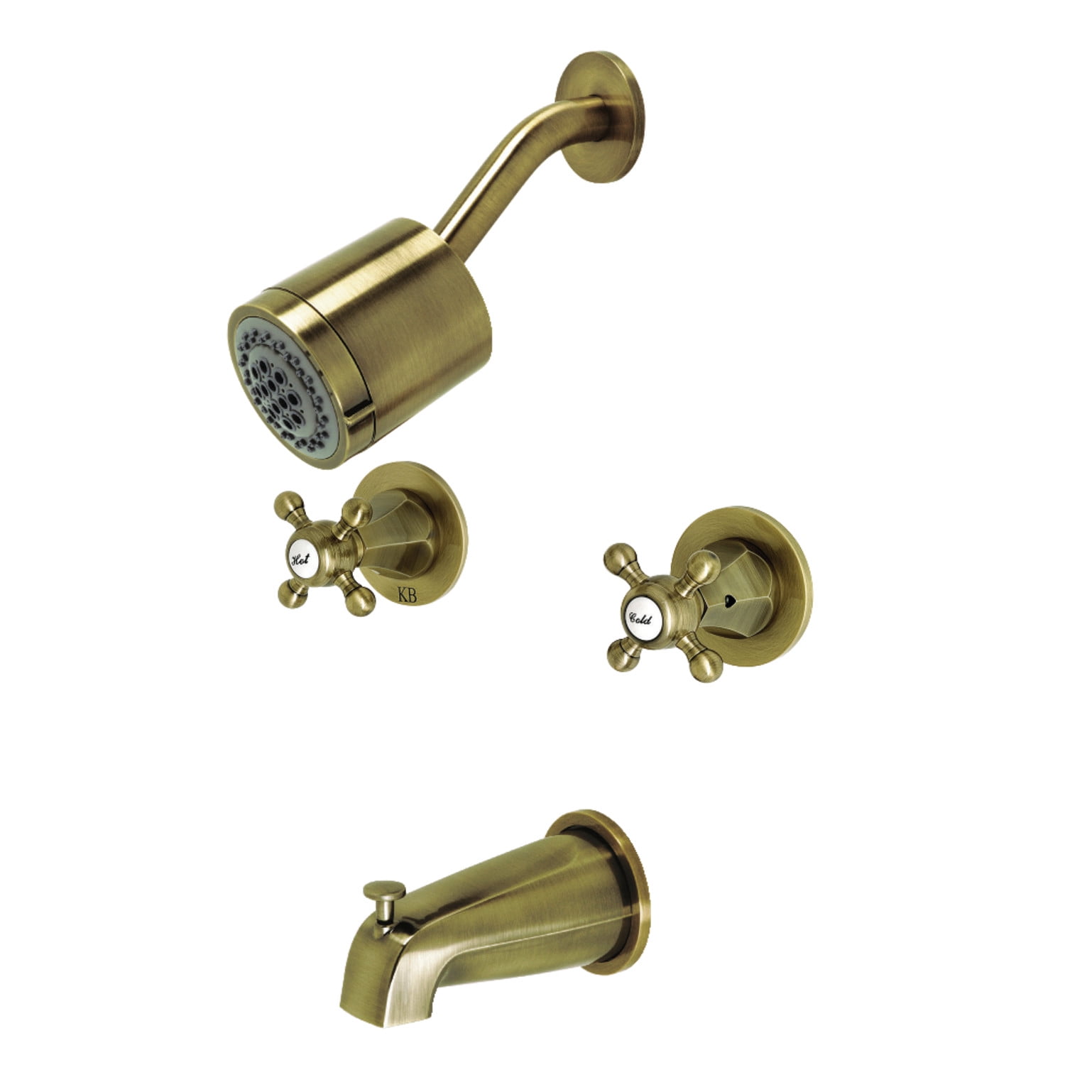 Kingston Brass KBX8143BX Metropolitan TwoHandle Tub and Shower Faucet