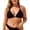 Black, variant on Swimsuits for Women Plus Size Solid Print Halter Neck Sleeveless Tie Front Fast Drying Bikini Top for Beach Bathing Suits Women Black L