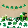 thumbnail image 4 of Hvmvliv Dinnerware Sets St. Patrick's Day Party Supplies Tableware Set Disposable Casual Cutlery Paper Plates Cups Napkin Plastic Knife and Fork Spoon St Patricks Day Home Party Dinnerware Set E, 4 of 4