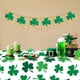 thumbnail image 4 of Penkiiy Juego de vajilla para el día de San Patricio, trébol verde de la suerte y platos desechables, tazas, servilletas, tenedores, cucharas, 4 of 4