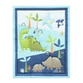 thumbnail image 4 of Parent's Choice Baby Boy Dino Ultra Soft Nursery Crib Bedding Set, Crib, Blue, 3-Pieces, 4 of 8