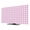 Pink, variant on Blue Green TV Dust Cover,Stretchable TV Screen Desktop Computer Protector Cover,Grid Checkered Plaid Gingham Lattice Trellis Television Dustproof Slipcover for 19–24 Inch Flat or Curved TVs
