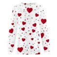 thumbnail image 4 of VBARHMQRT Chandail en Molleton Col Rond Femme Amoureux Vacances Souvent Col Rond Sans Capuche Pulls Imprimés, 4 of 4