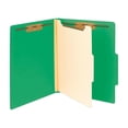 thumbnail image 2 of Smead Top Tab Classification Folder One Divider Four-Section Letter Green 10/Box 13702, 2 of 2