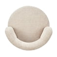 thumbnail image 6 of NPD Furniture Jazzlyn Fabric Swivel Accent Chair in Grenada Cream, 6 of 13