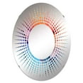 thumbnail image 2 of Designart "Coral Blend Bubbles" Soda Starburst Round Wall Mirror - Food & Beverage Oval Printed Decorative Mirror - Multiple Color Options, 2 of 5