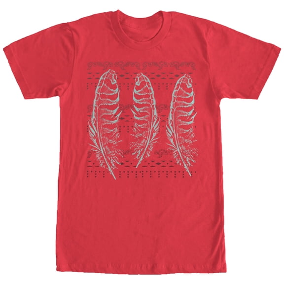 Men's Lost Gods Feather Light Dreams  Graphic Tee Red 2X Large