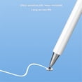 thumbnail image 3 of Magnetic Dual-Tip Capacitive Stylus with Fiber & Transparent Disc Tips - Lightweight Aluminum Body, No Battery/Bluetooth Needed - Compatible with iPad, iPhone, Android Tablets, Smartphones & Laptops, 3 of 7
