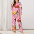 thumbnail image 2 of Fotbe Different Dogs Christmas Conjunto de Pijama de Manga Larga para Mujer con Estampado, Ropa de Dormir de 2 Piezas, Conjunto de Casa Suave y Cómodo con Bolsillos-Small, 2 of 7