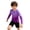 Purple, variant on Boy Girls Rash Gurad Long Sleeve, Gradient Kids UV Sun Protection UPF 50 Shirt Water Shirts for Beach Athletic T-Shirt