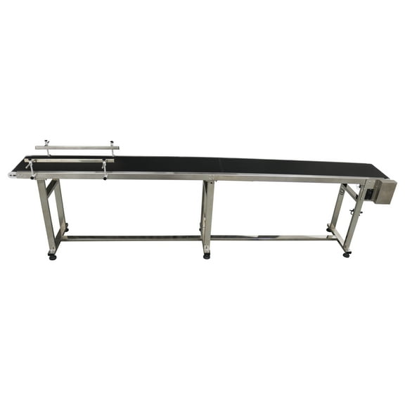 15.7" * 118" Electric Flat Conveyor Belt PVC Conveyor Adjustable Speed