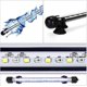 thumbnail image 2 of Tubo de luz LED para acuario de 19 cm, impermeable y sumergible, 2,8 W, azul y blanco, 2 of 4